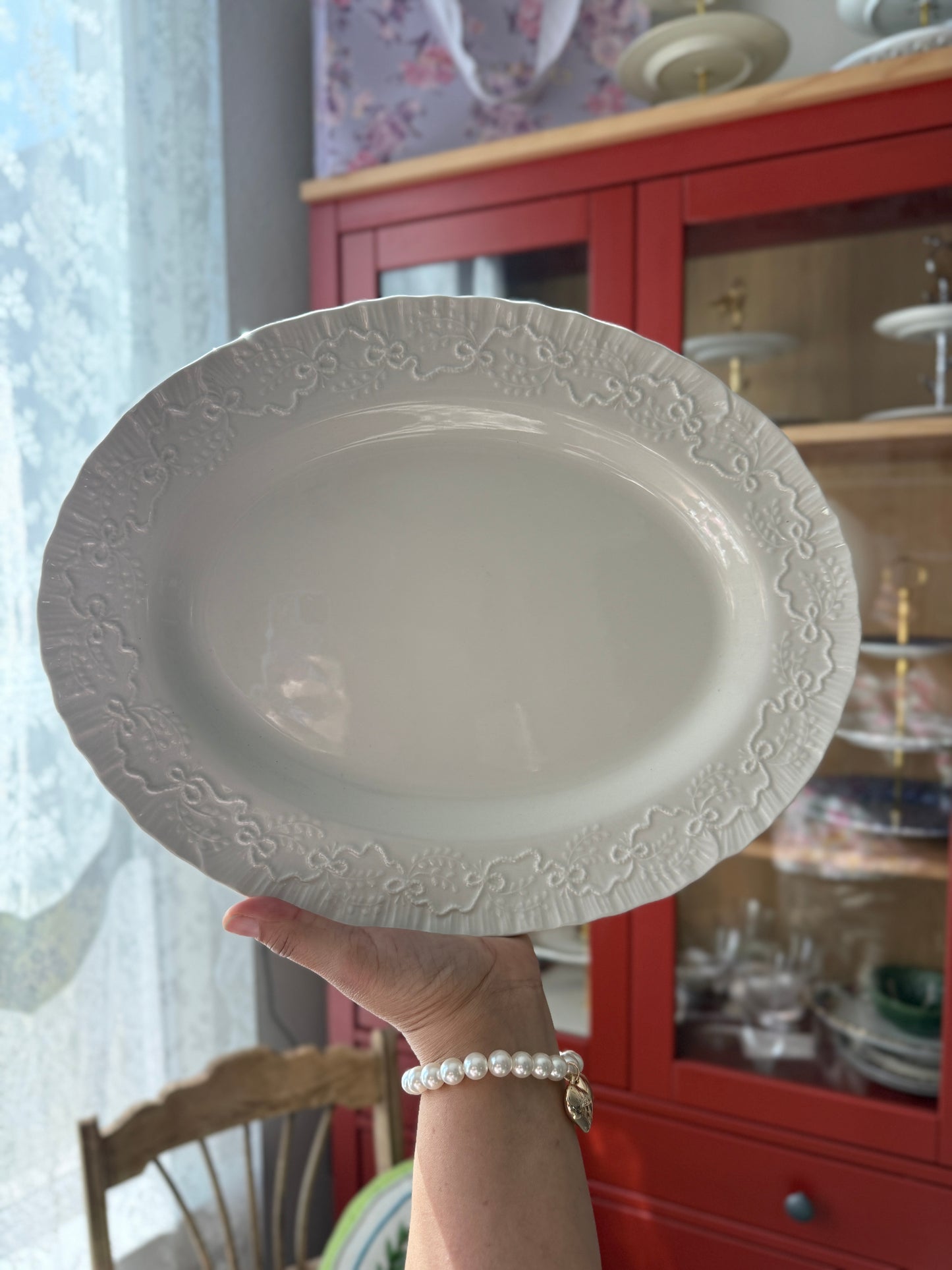 Ralph Lauren Wedgwood Claire 13” Oval Platter