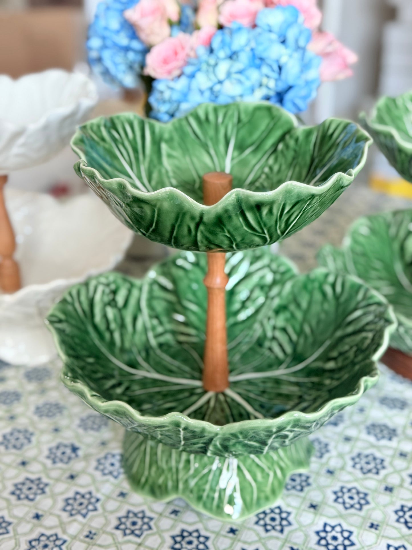 Bordallo Pinheiro Cabbage Bowl Stand