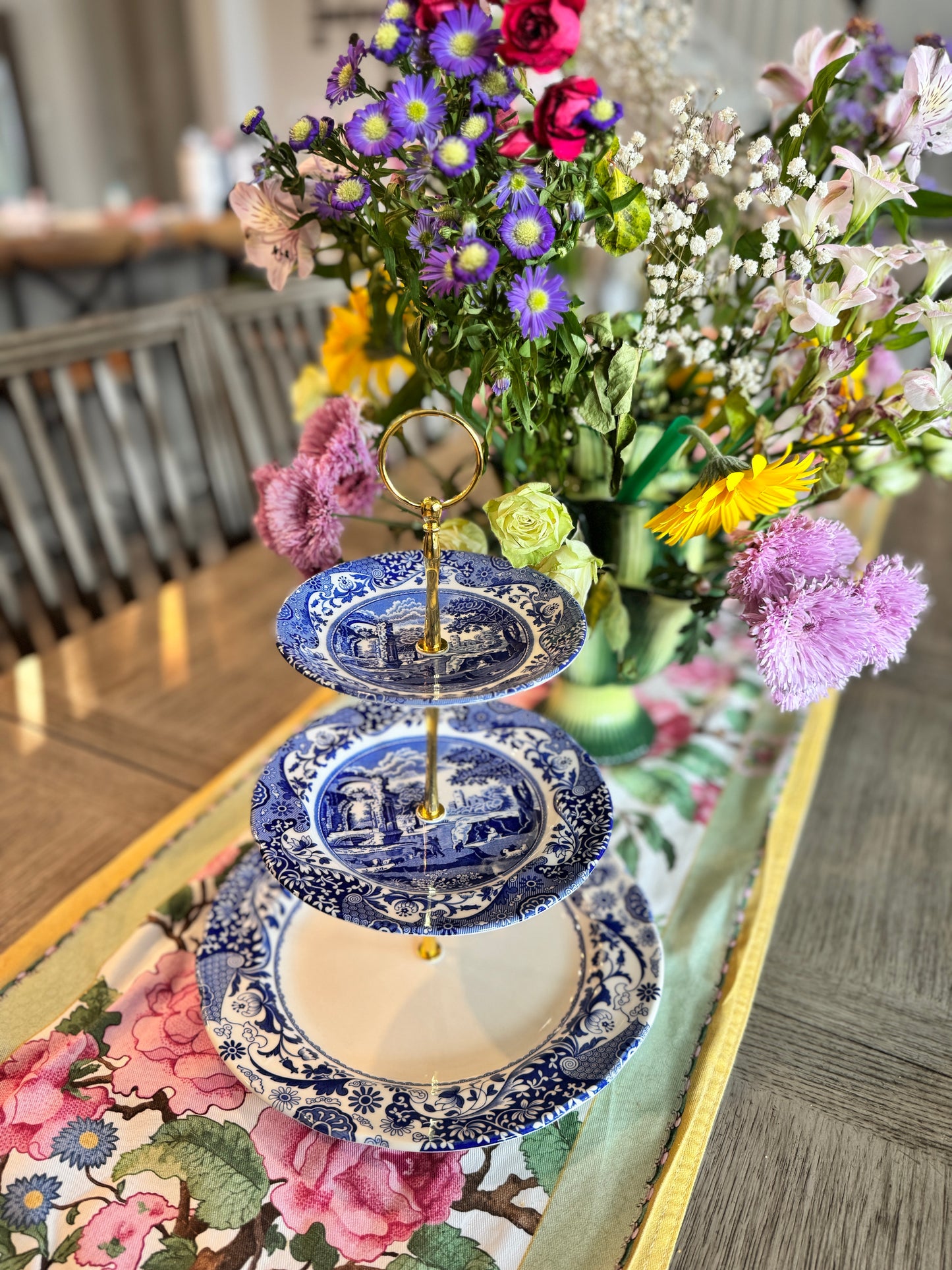 Spode Blue Italian Mix