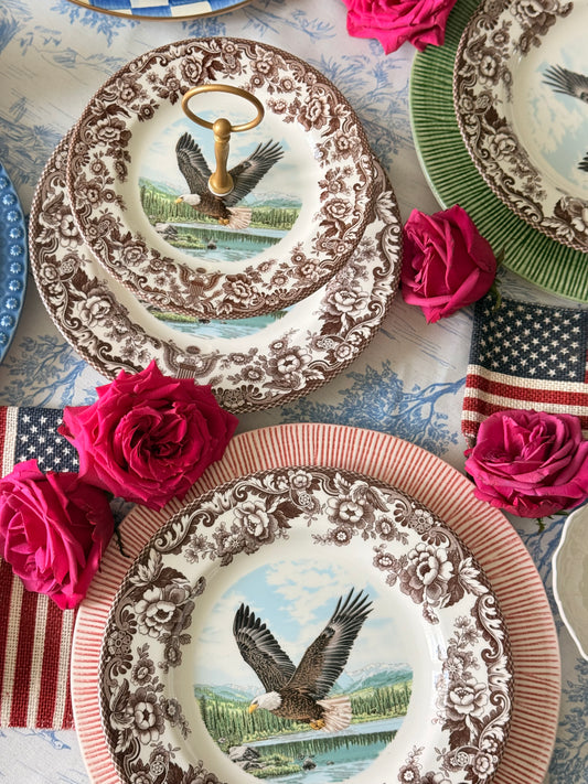 Spode Woodland Eagle Two-Tiered Stand | Limited Edition USA 250th Anniversary 1776–2026