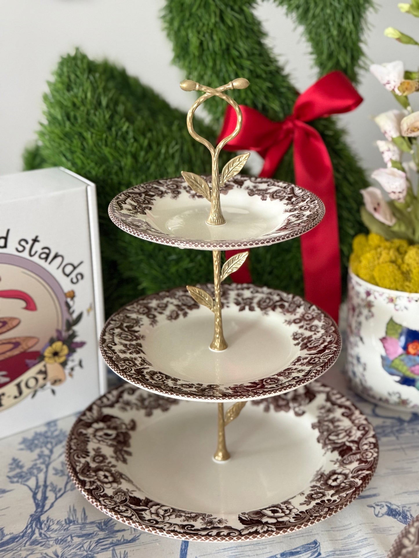 Spode Delamere Three Tiered Stand