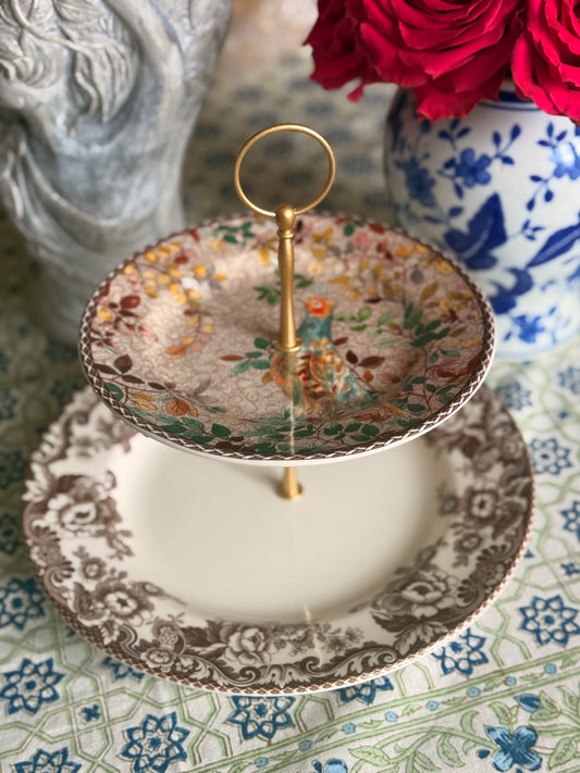 Spode Woodland Duck Two Tiered Stand- New 2026 Edition