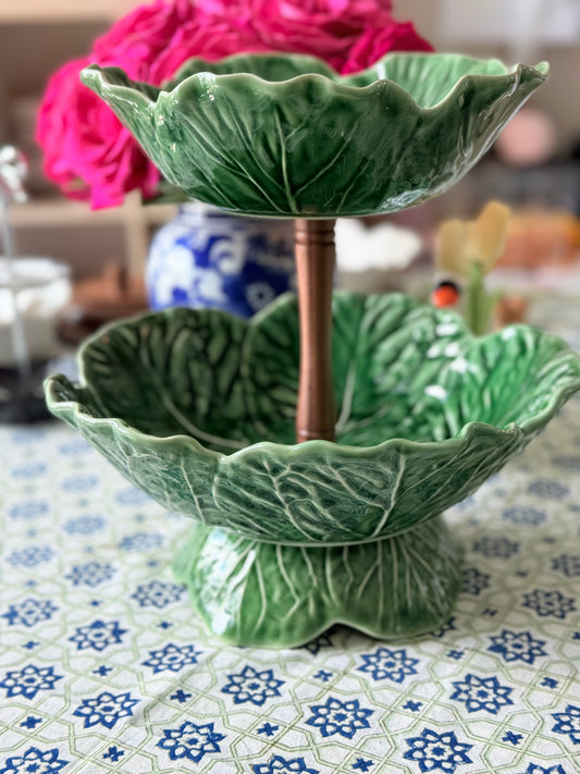 Bordallo Pinheiro Cabbage Bowl Stand