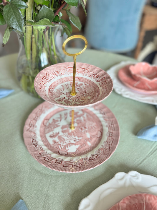 Red Willow Two Tiered Stand