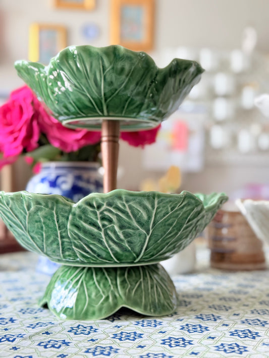 Bordallo Pinheiro Cabbage Bowl Stand