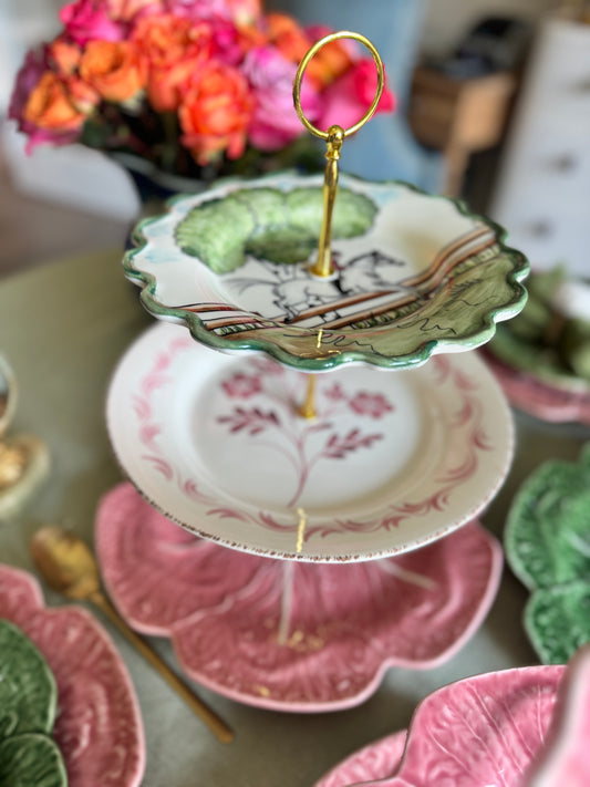 CE Corey Perfect Day, Casa Nuno and Bordallo Pink Cabbage Charger Three Tiered Stand  – Styled by Vivo Veronika, Made by Tiers of Joy