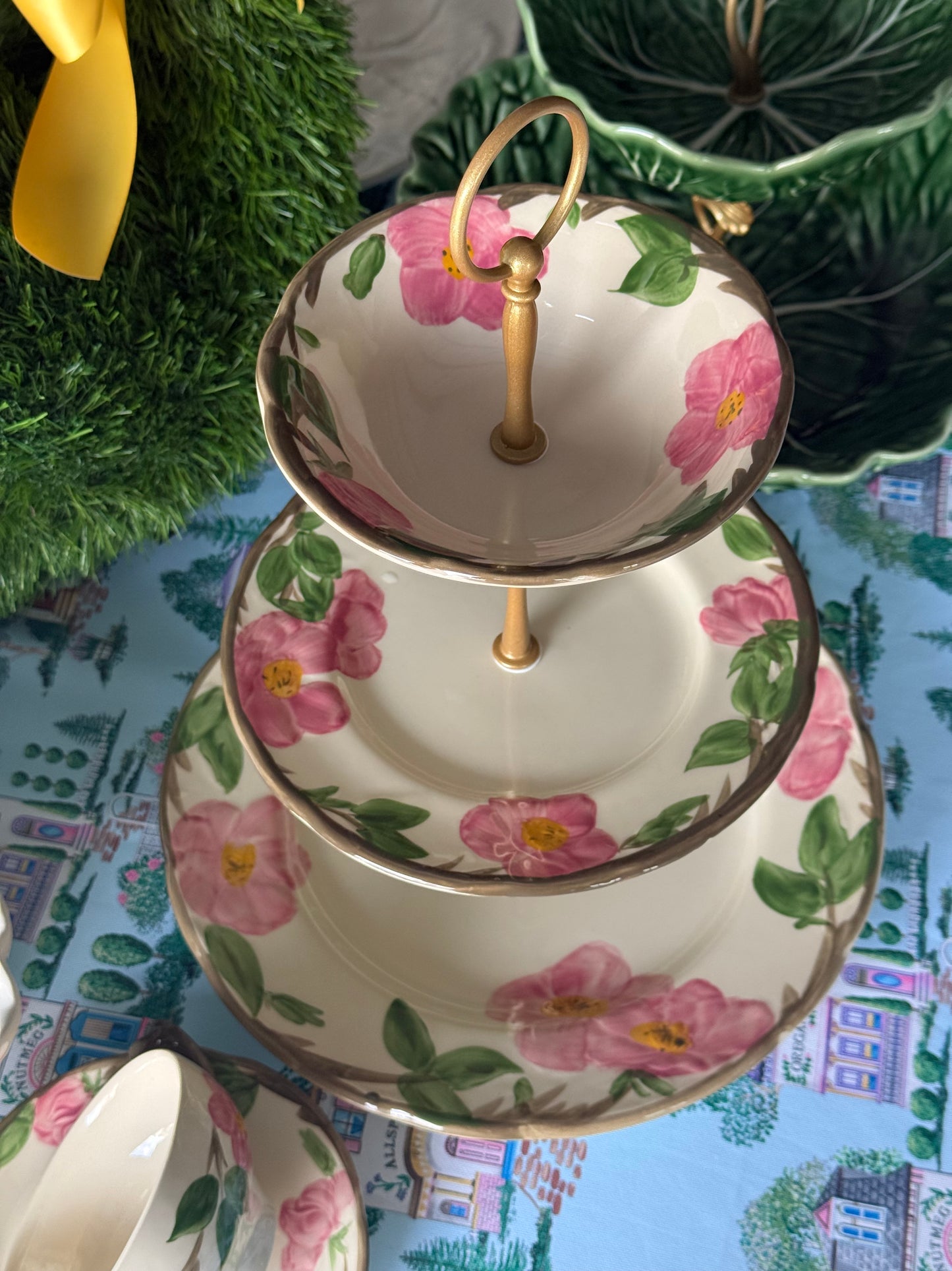 Franciscan Desert Rose Vintage Three Tiered Stand (Made in England)