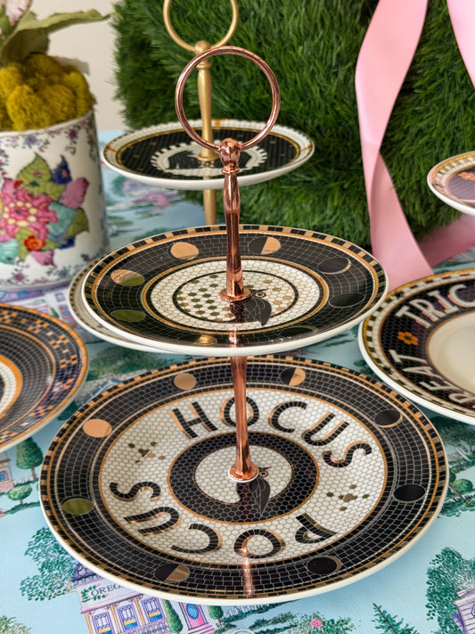 Bistro Tile - Halloween Edition Two Tiered Stand (Hocus Pocus)