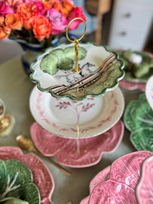 CE Corey Perfect Day, Casa Nuno and Bordallo Pink Cabbage Charger Three Tiered Stand  – Styled by Vivo Veronika, Made by Tiers of Joy