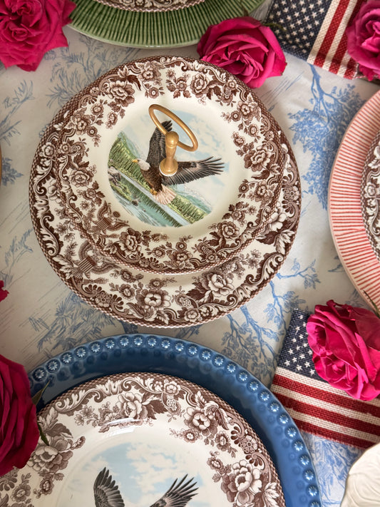 Spode Woodland Eagle Two-Tiered Stand | Limited Edition USA 250th Anniversary 1776–2026