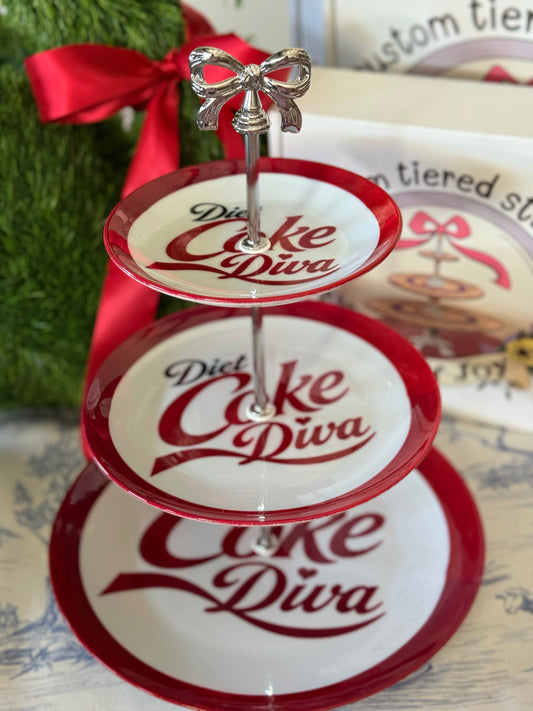Diet Coke Diva Three Tiered Stand- PRE SALE (Ships by end of November)