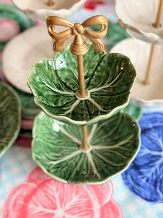Bordallo Green Cabbage Petite Bowl Stand (6.5” base)