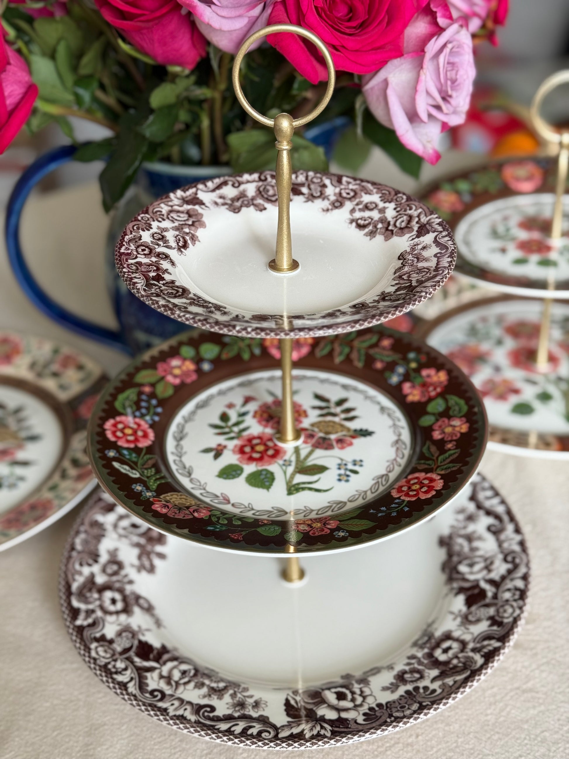 custom 3-tier stand handcrafted