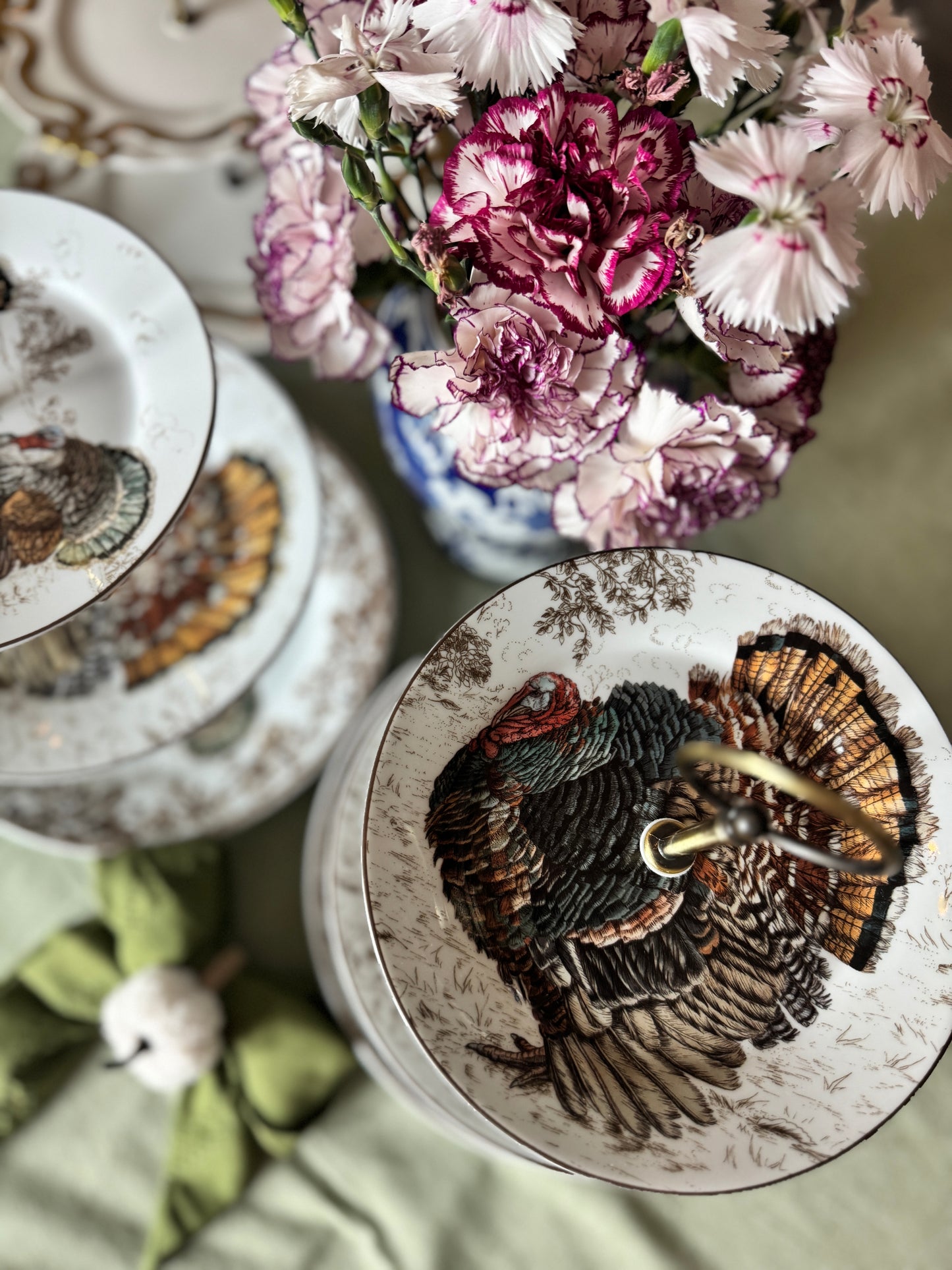 Williams Sonoma Plymouth Turkey Three Tiered Stand