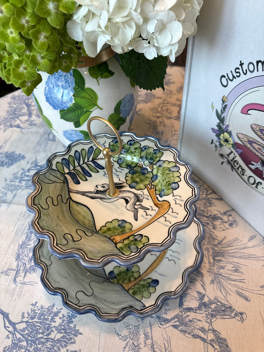 CE Corey Le Lapin Two Tiered Stand (10” base plate)