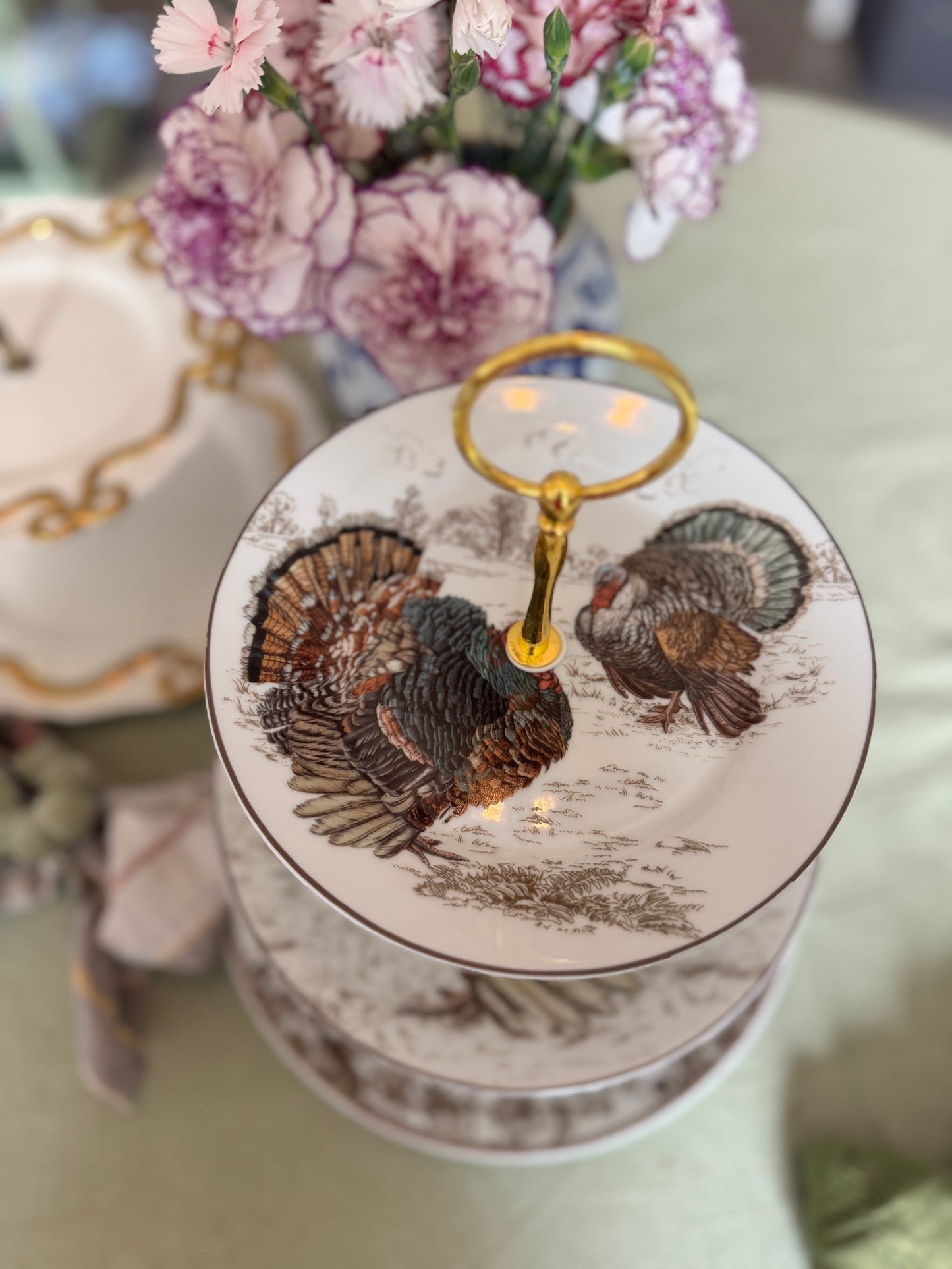 Williams Sonoma Plymouth Turkey Three Tiered Stand