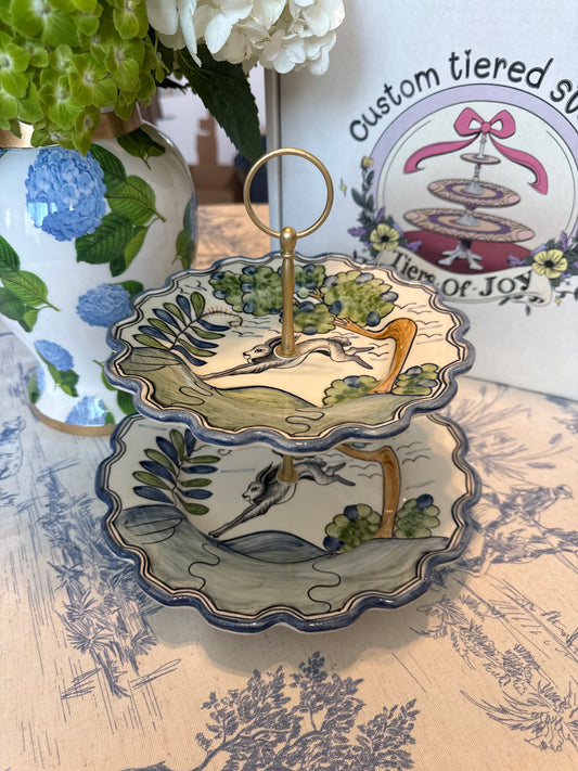 CE Corey Le Lapin Two Tiered Stand (10” base plate)